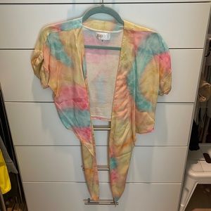 Beach Riot cover up/top